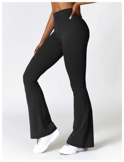 Bellanica - V-Waist Flare Leg Yoga Pants