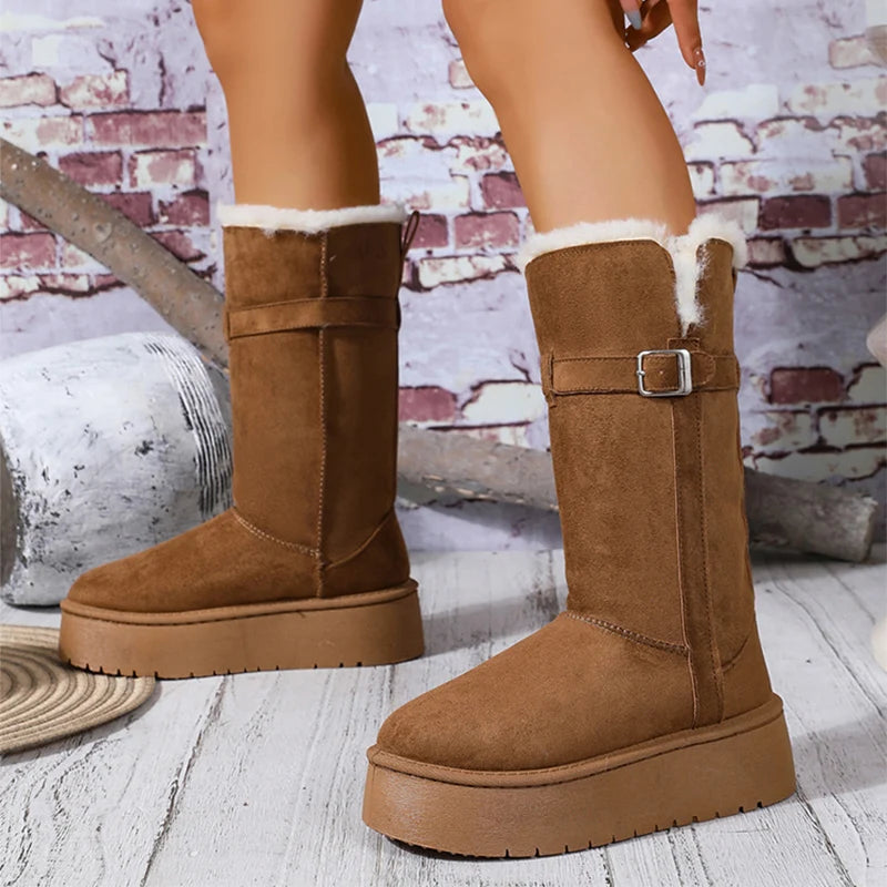 Bellanica - Plush chunky winter boots