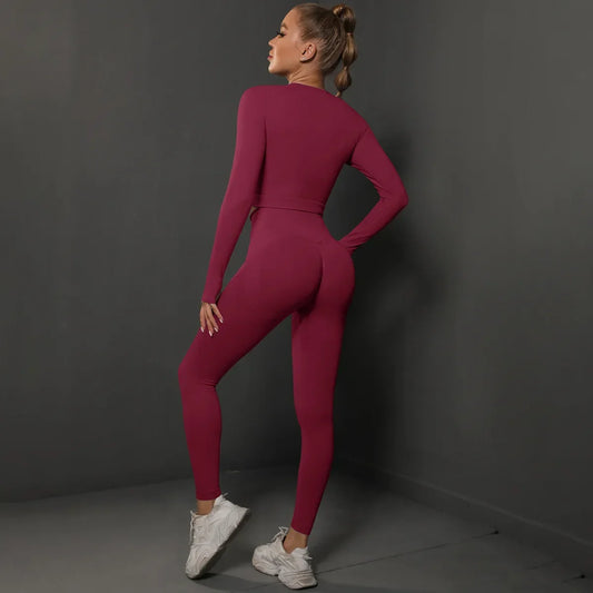 Bellanica - Seamless High-Waist Hip-Lift Set
