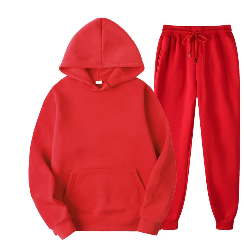 Bellanica - Men’s Solid Hoodie Pants Set