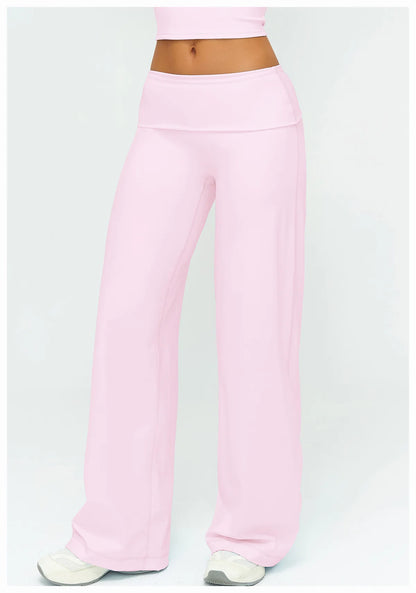 Womens Loose Wide-Leg Sports Leggings - Bellanica