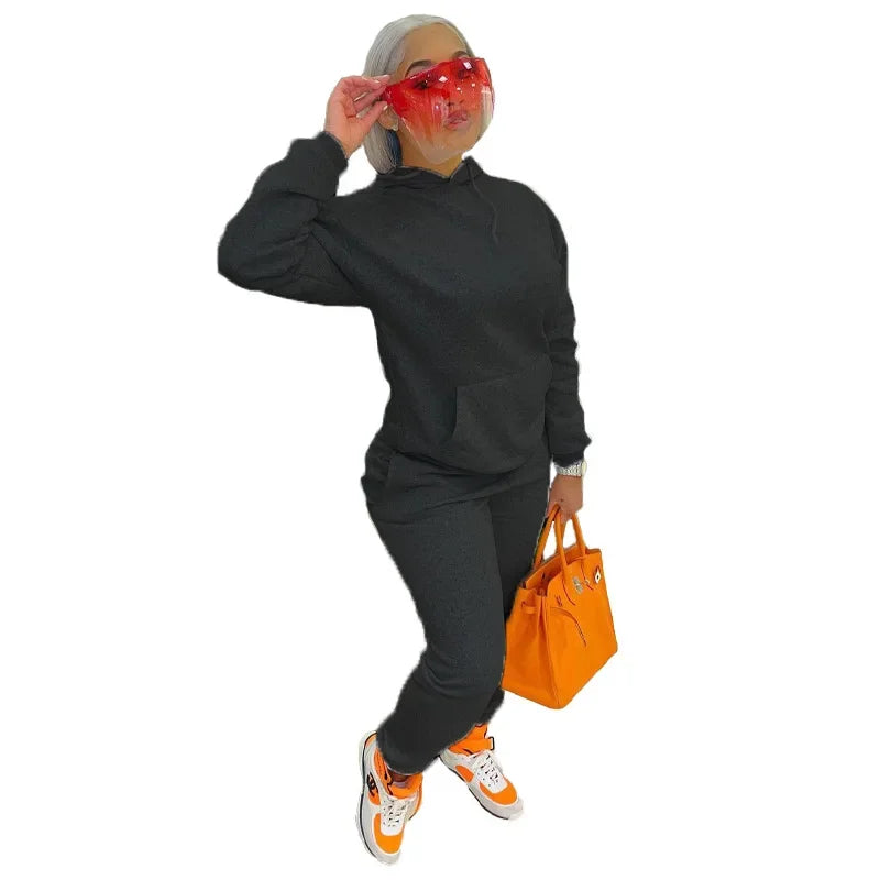 Bellanica - Unisex Fleece-Lined Hooded Tracksuit