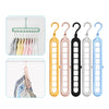 Space-Saving Multi-Port Clothes Hangers