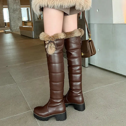 Bellanica - Women’s warm platform snow boots