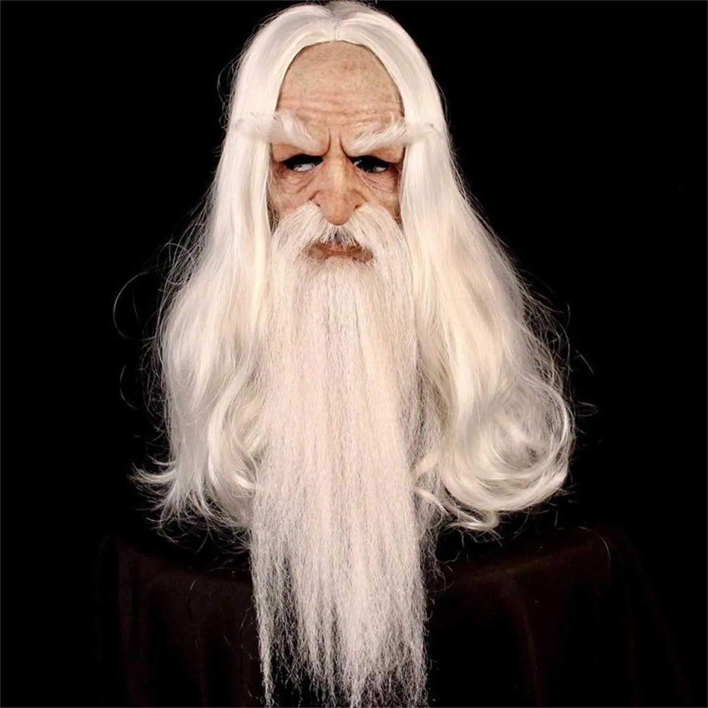 Bellanica - White-Haired Santa Claus Mask Prop