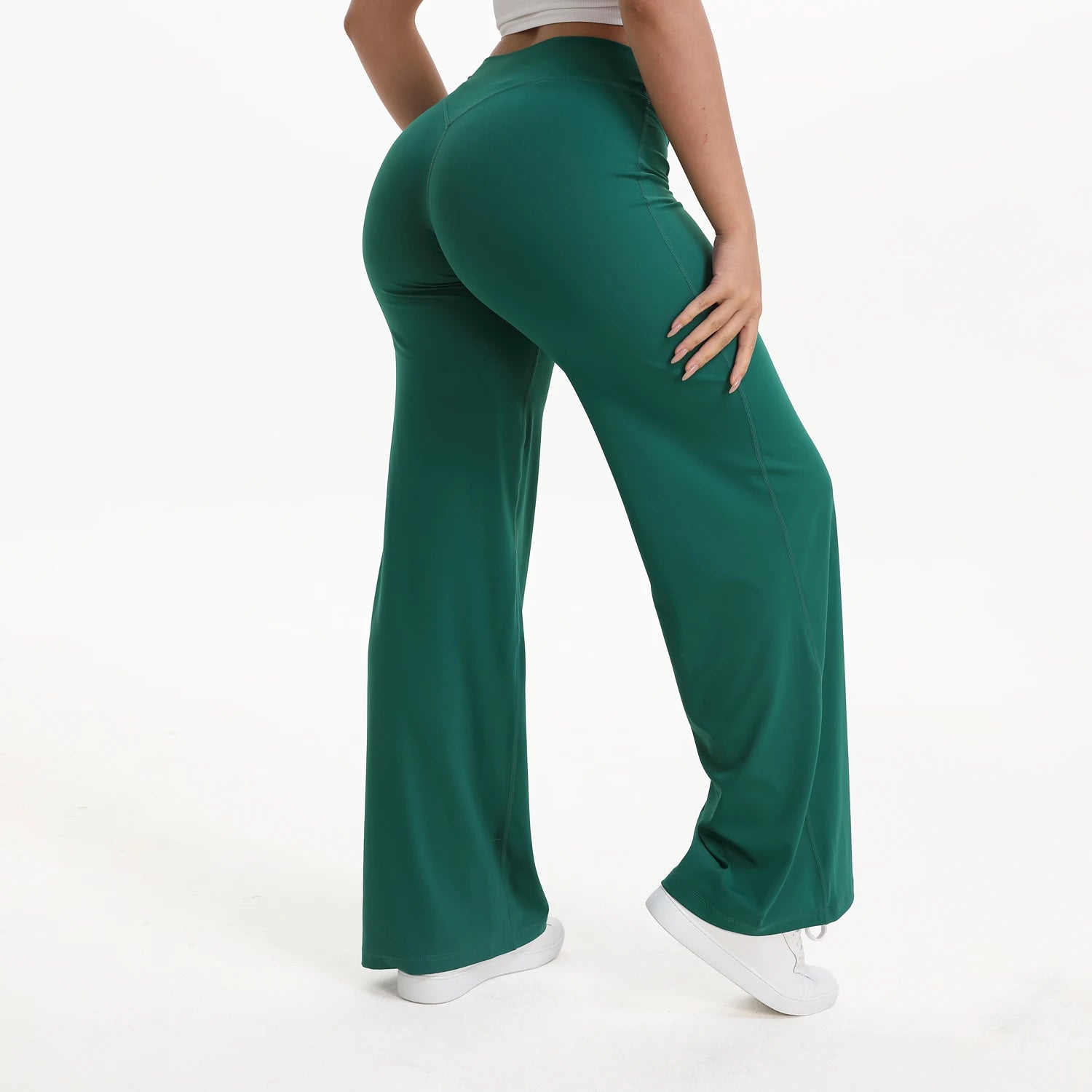 Mid-waist soft yoga gym leggings - Bellanica