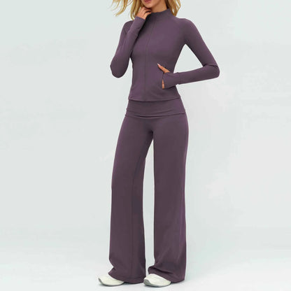 Womens Casual Yoga Tracksuit Set