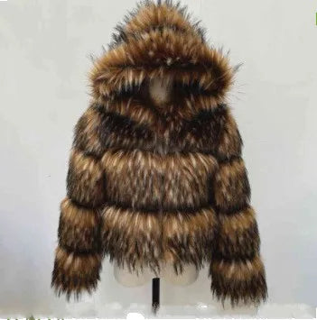Bellanica - Raccoon Fur Jacket Autumn Winter