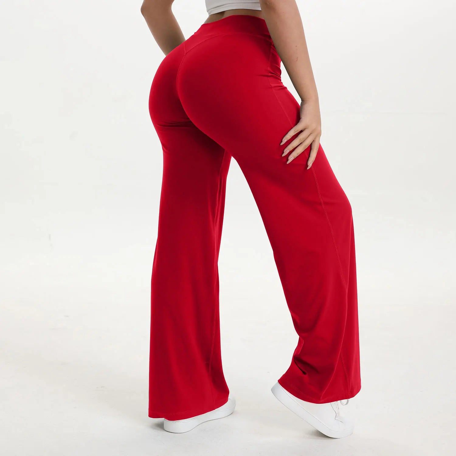 Mid-waist soft yoga gym leggings - Bellanica