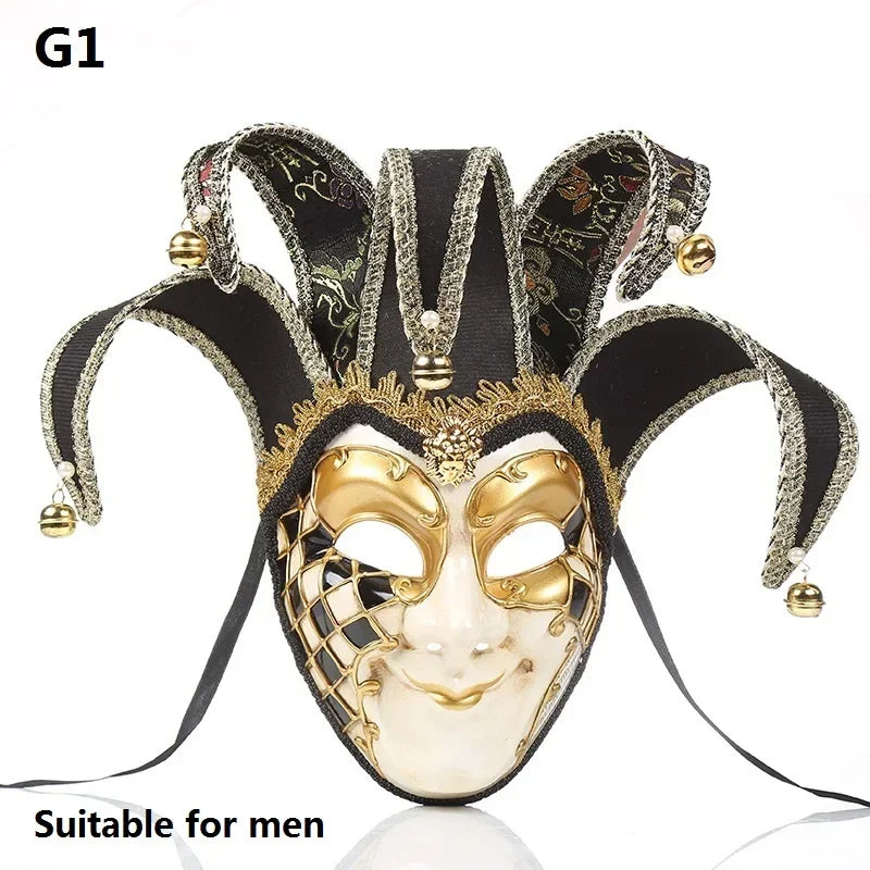 Bellanica - Joker Venetian Masquerade Party Mask