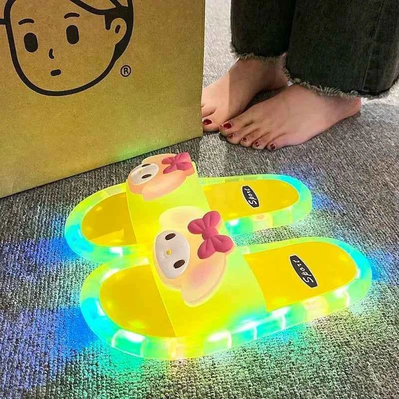 Glow-in-the-Dark Cartoon Slippers