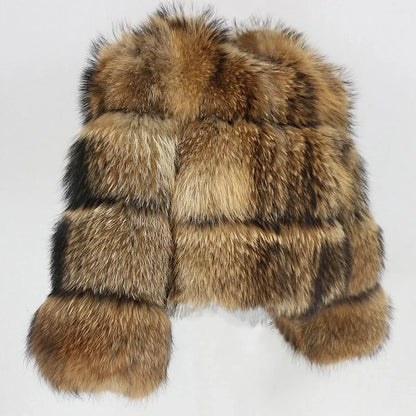 Bellanica - Raccoon Fur Jacket Autumn Winter