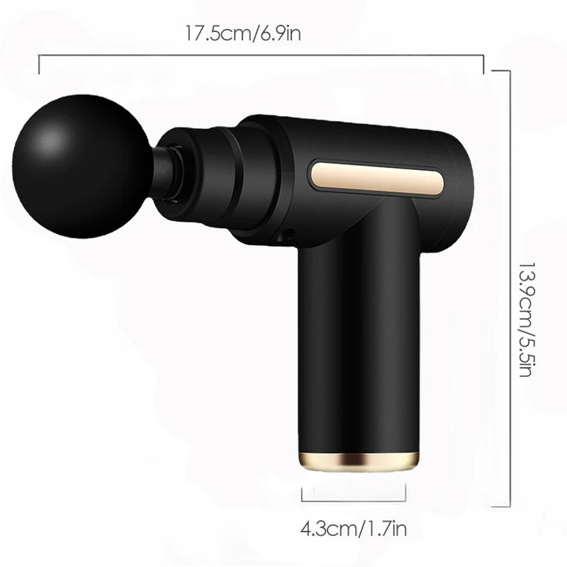 Bellanica - Portable Massage Gun For Body, Back, Neck, and Legs (Mini Massage Gun)