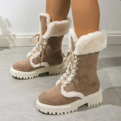 Bellanica - Plush faux snow boots
