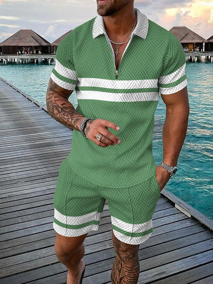 Bellanica - 3D Stripe Men's Summer Set
