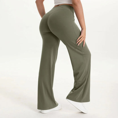 Mid-waist soft yoga gym leggings - Bellanica