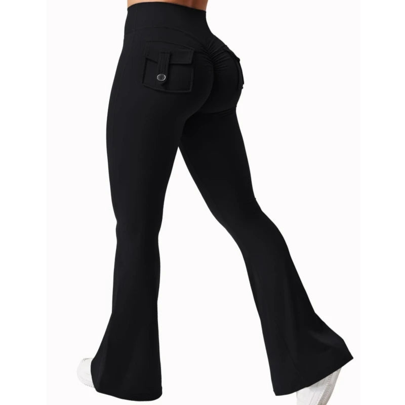 Bellanica - Stretch-Yogahose mit weitem Bein für Damen 