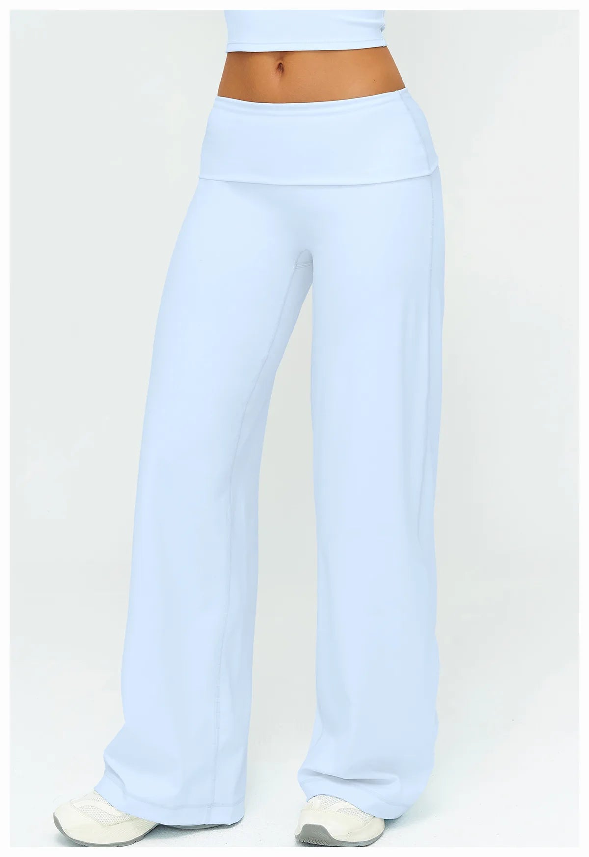 Womens Loose Wide-Leg Sports Leggings - Bellanica