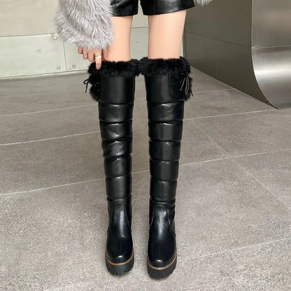 Bellanica - Women’s warm platform snow boots