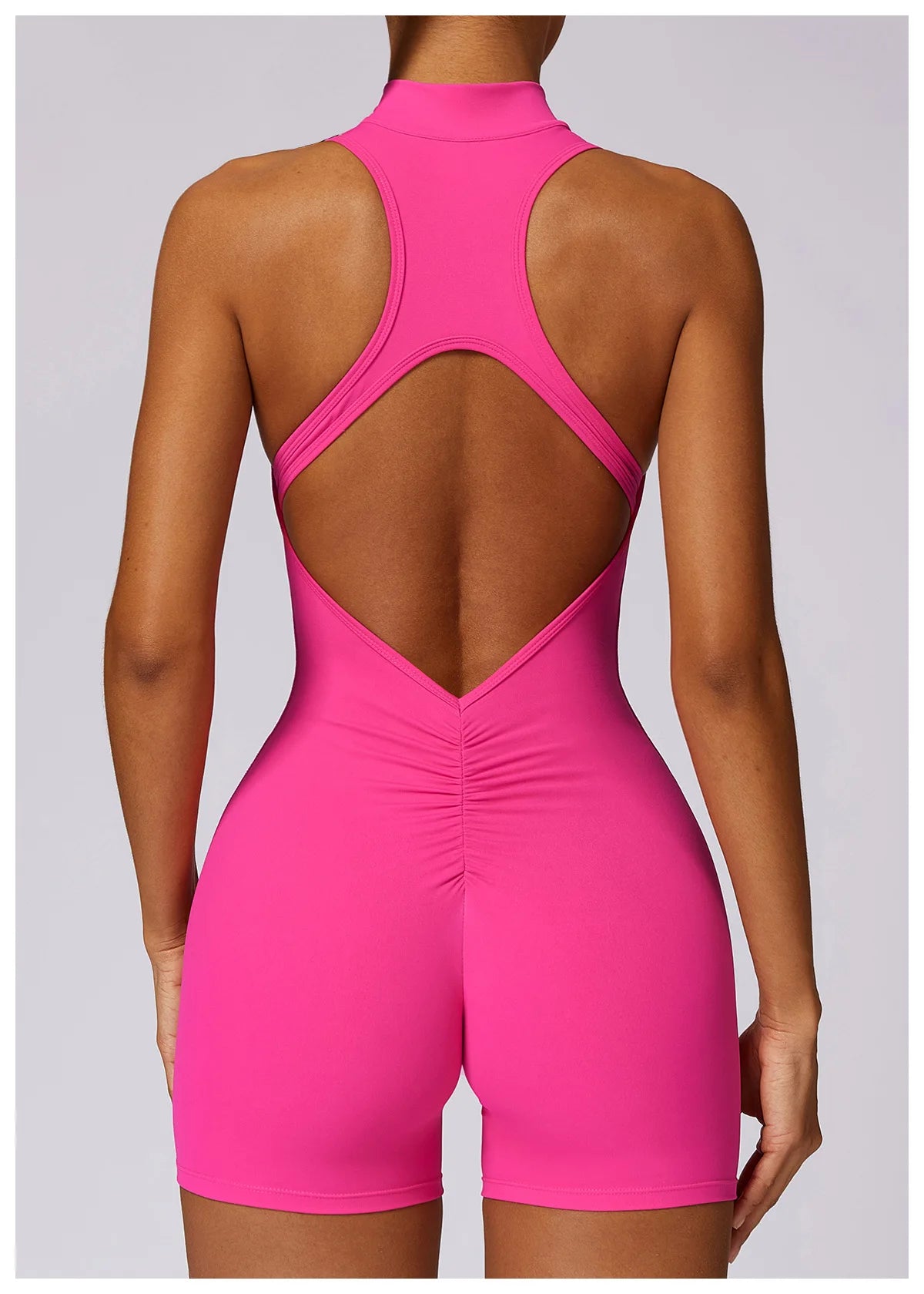 Bellanica - Seamless One-Piece Workout Jumpsuit Set