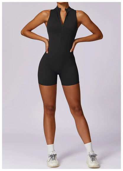Bellanica - Seamless One-Piece Workout Jumpsuit Set