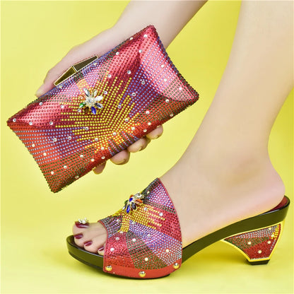 African Shoe-Bag Set