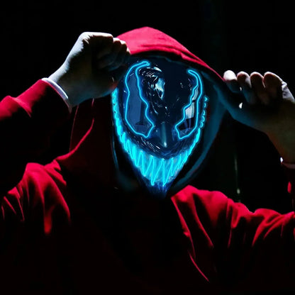 Bellenica - LED Venom Mask – Halloween Cosplay