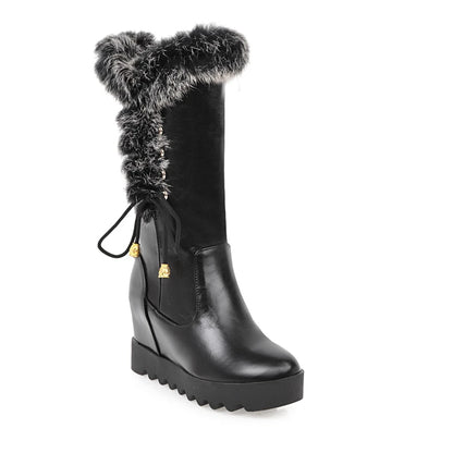 Bellanica - Fur mid-calf boots
