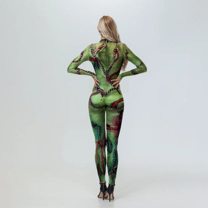 Bellanica - Bloody Zombie Bodysuit Halloween Costume