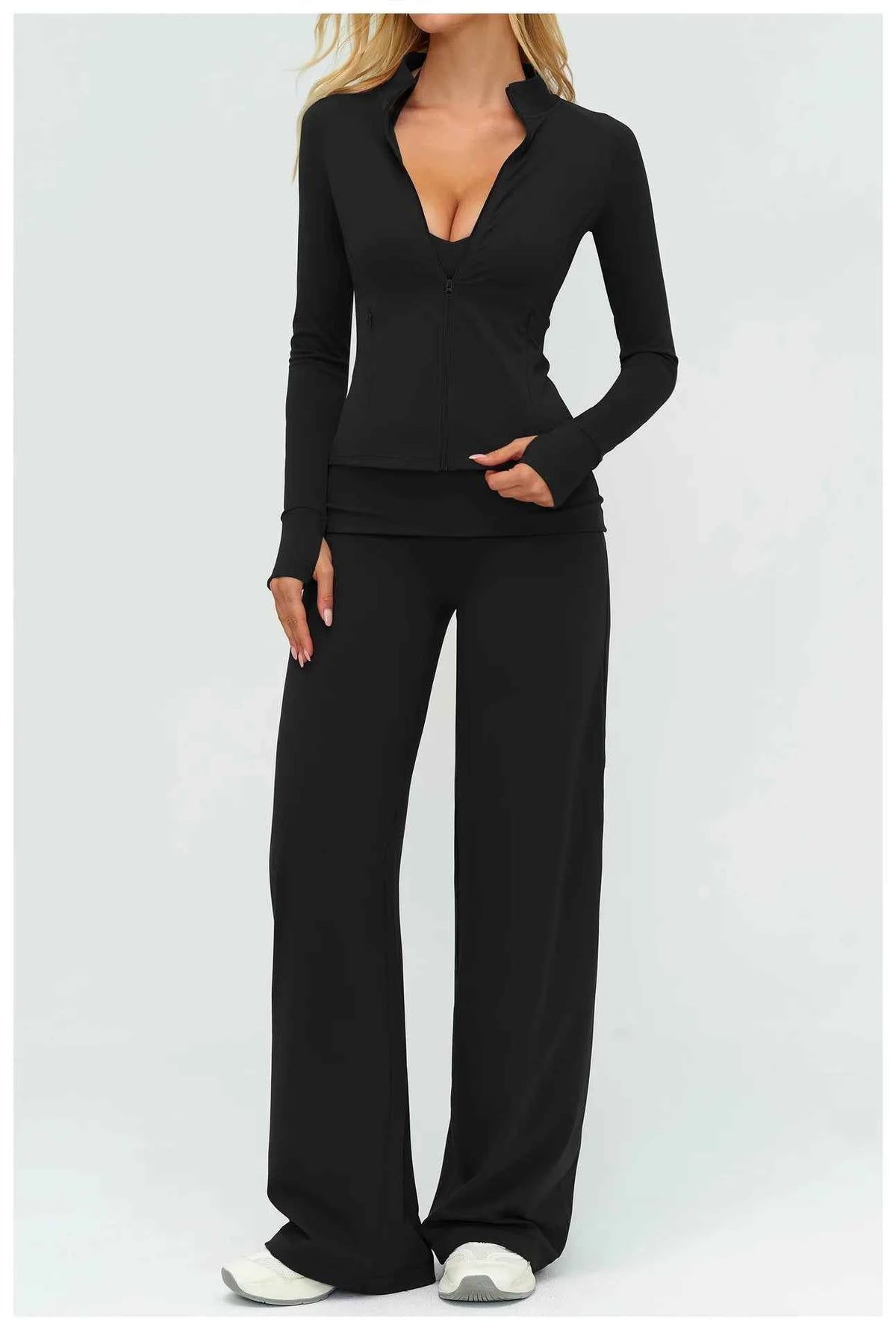 Womens Casual Yoga Tracksuit Set