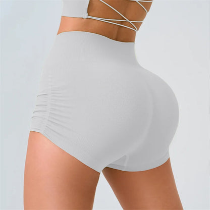 Bellanica - Seamless high-waist scrunch shorts