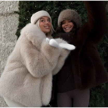 Bellanica - Autumn Winter Luxury Lady Outwears