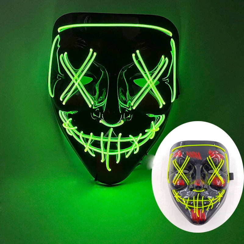 Bellanica - Glowing LED Purge Mask Headgear