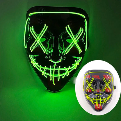 Bellanica - Glowing LED Purge Mask Headgear