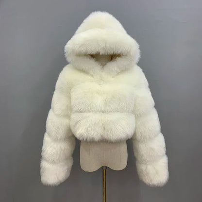 Bellenica - Pink Faux Fur Coat