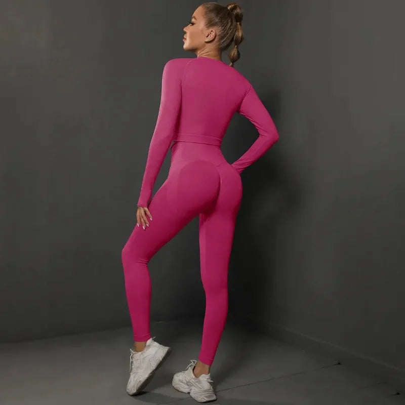 Bellanica - Seamless High-Waist Hip-Lift Set