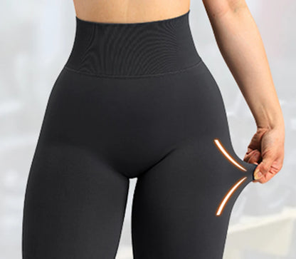 Bellanica - Seamless High-Waist Push-Up Leggings