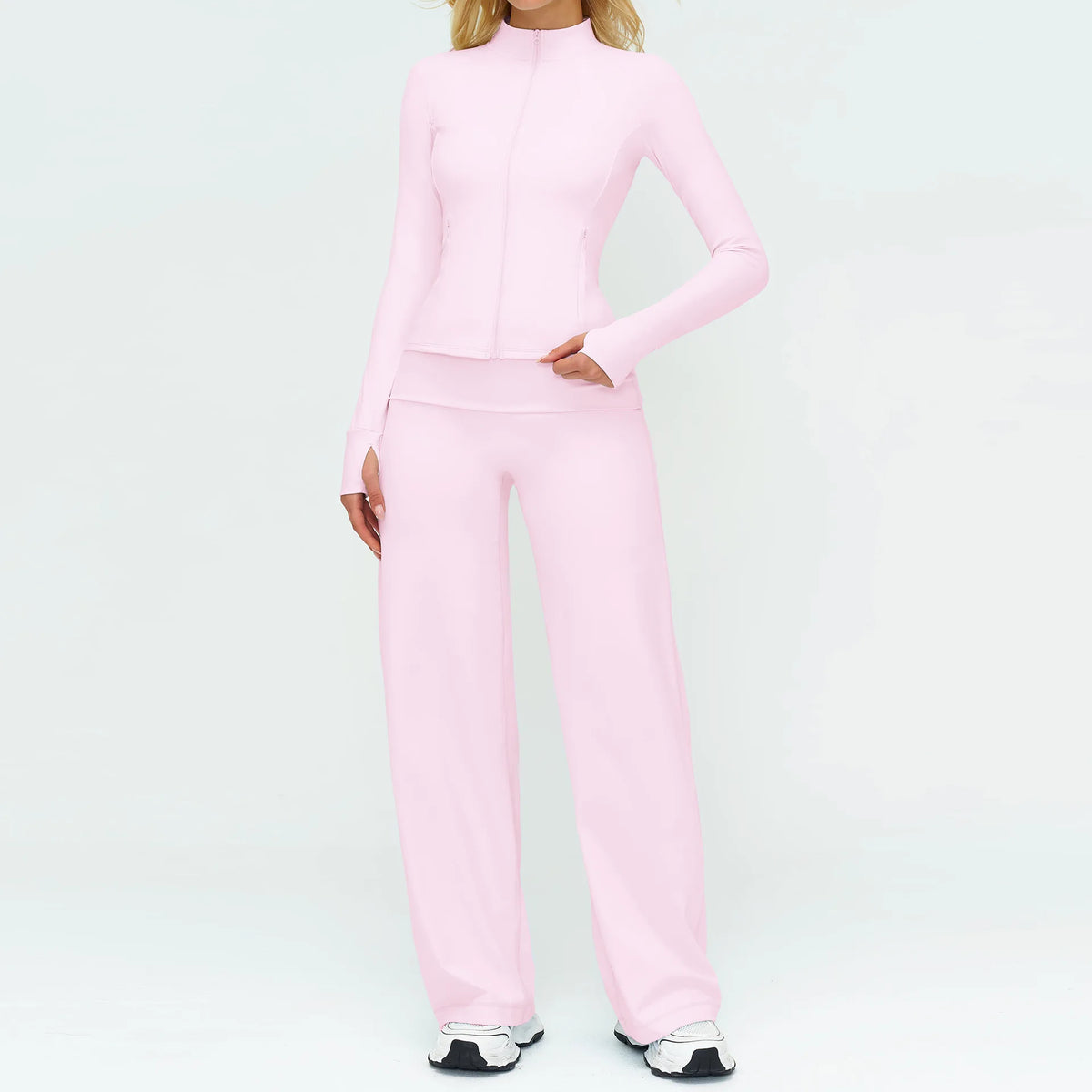 Womens Casual Yoga Tracksuit Set - Bellanica
