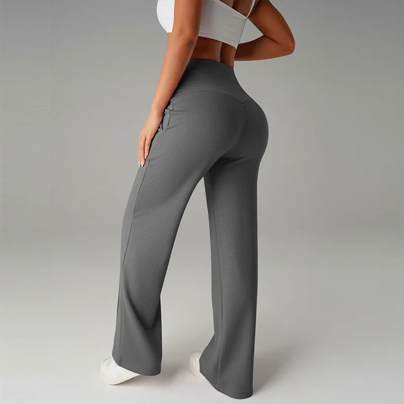 Bellanica - High-Waist Women’s Wide-Leg Yoga Pants