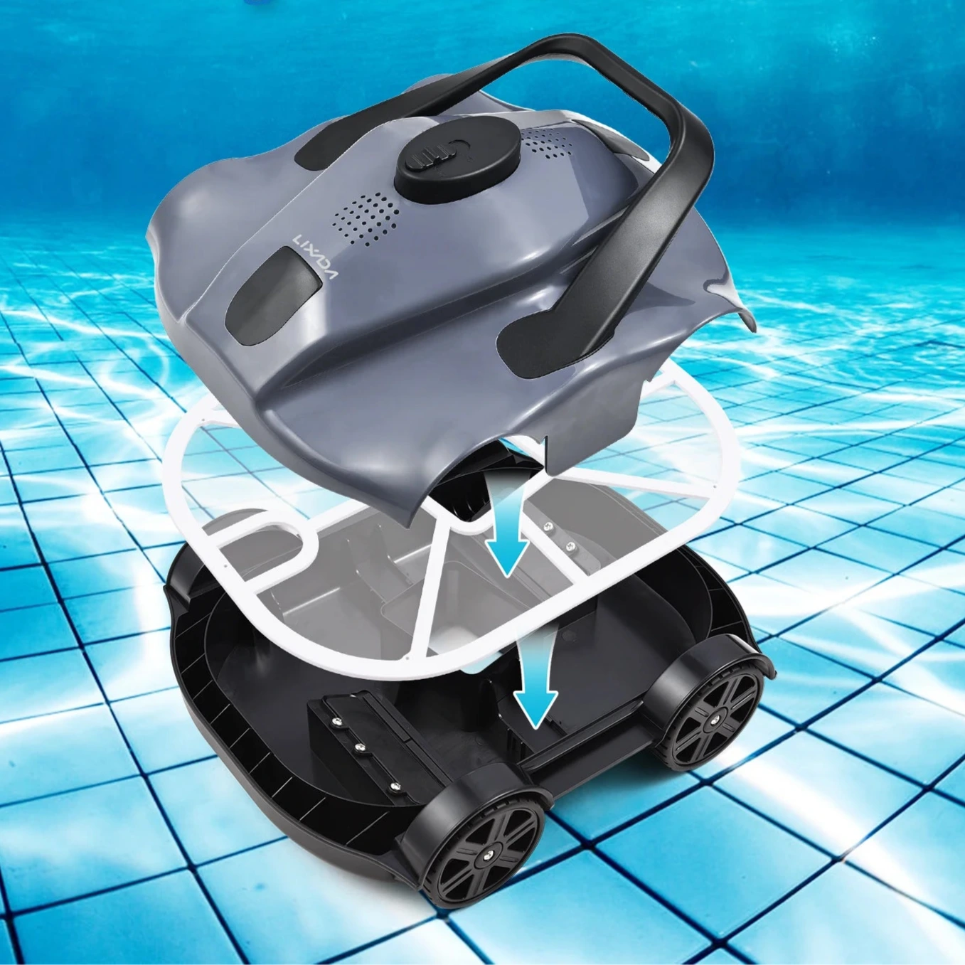 Bellanica - Lixada Wireless Pool Robot Cleaner