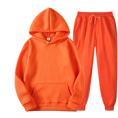 Bellanica - Men’s Solid Hoodie Pants Set