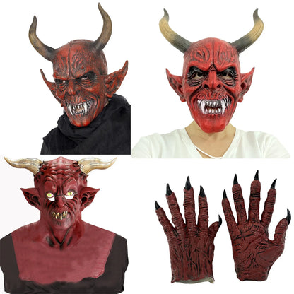 Bellanica - Demonic Horned Animal Halloween Party Mask