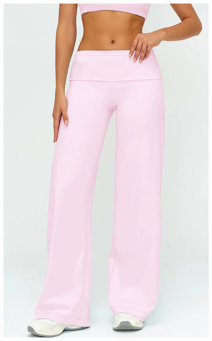 Womens Loose Wide-Leg Sports Leggings - Bellanica