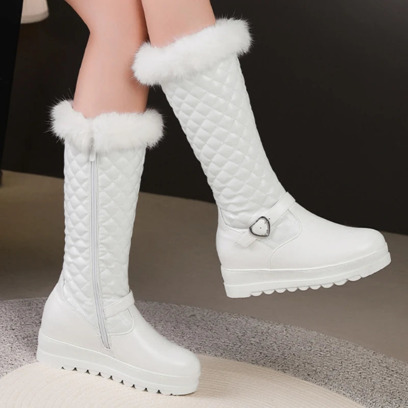 Bellanica - Fur knee winter boots