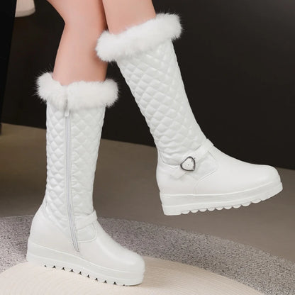 Bellanica - Fur knee winter boots