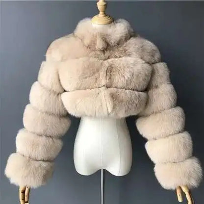 Bellanica - Women’s Short Faux-Fur Jacket