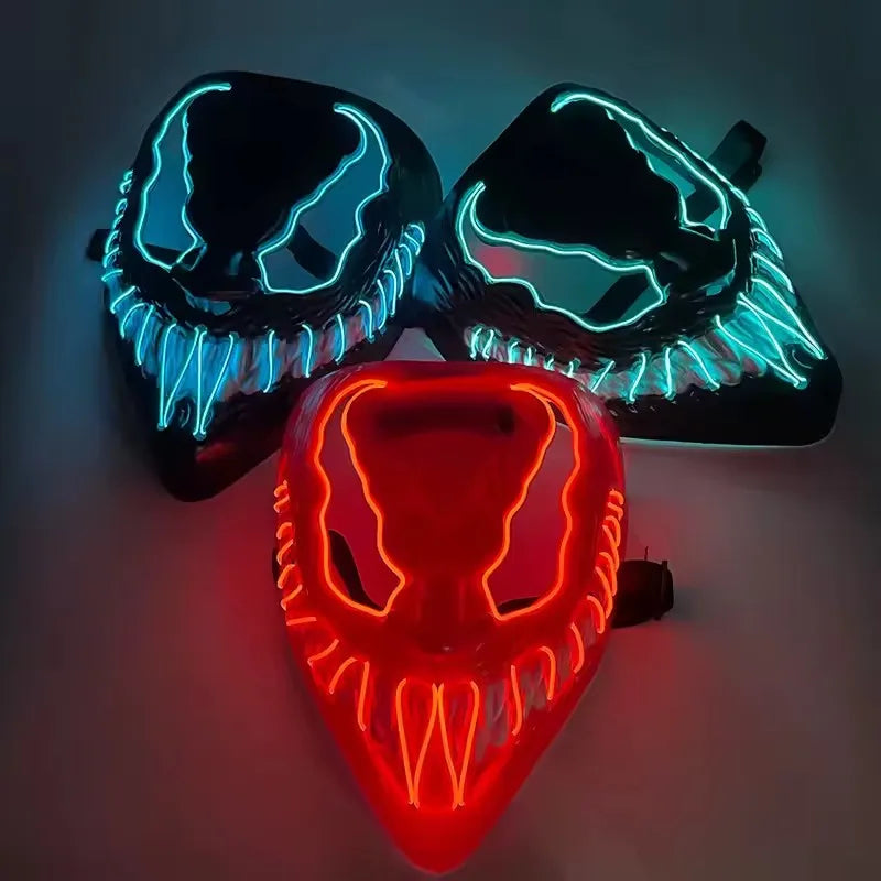 Bellenica - LED Venom Mask – Halloween Cosplay