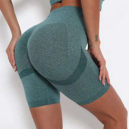 Bellanica - High-waist butt-lift yoga shorts