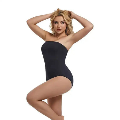 Body gainant sans bretelles et sans couture pour femme - Bellanica