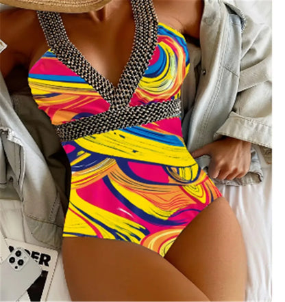 Bellanica - Vigoashely Strappy Push-Up Monokini